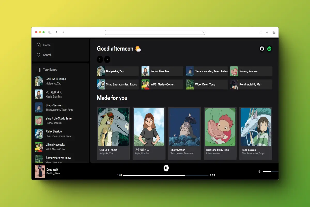 Spotify Clone
